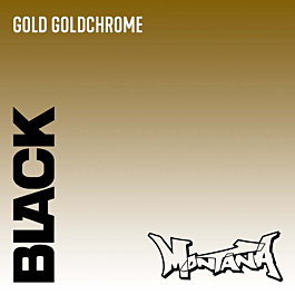 Montana - BLACK Goldchrome - 400ml
