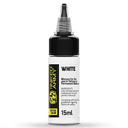 THE INKED ARMY - Tattoo Color - White - 15 ml