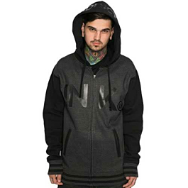 InkAddict - VARSITY BLACK COLLECTION - ZIP HOODIE - Tattoo-Needs