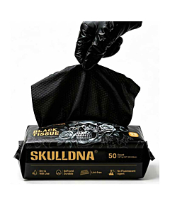 AVA - SkullDNA - Premium Cotton Tissue - Schwarz - 50 Stk