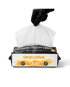 AVA - SkullDNA - Premium Cotton Tissue - Weiss - 50 Stk