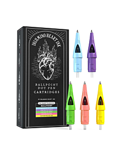Inlumino Heart Ink - Kugelschreiber Cartridges Saturated Ink - Mixed - Box a 10 Stk