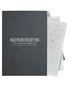 Inlumino Heart Ink - Premium Texturiertes Papier Set