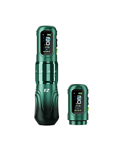 EZ - P6 Pro Tattoo Pen - Green - 2 x Power Pack
