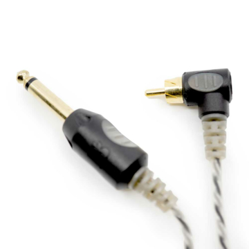 Bishop Rotary - Premium Lightweight RCA Cable - Angled