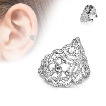 Ear Cuff Schmetterling - Messing