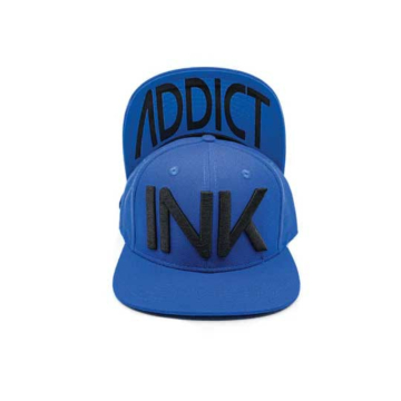 InkAddict - Blau/Schwarz Snapback