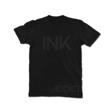 InkAddict - INK TEE BLACK/BLACK