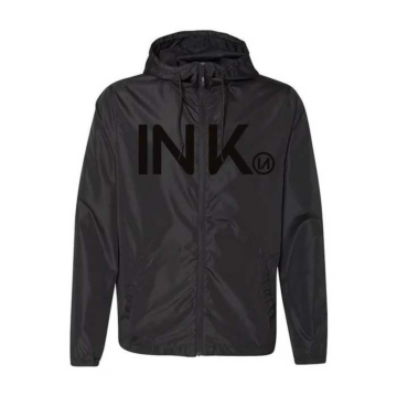 InkAddict - LIGHTWEIGHT WINDBREAKER - BLACK/BLACK