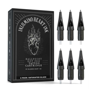 Inlumino Heart Ink - Ballpoint Cartridges Saturated Ink - Box of 6