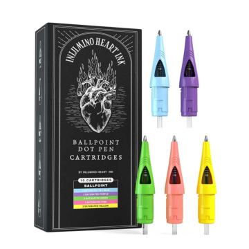 Inlumino Heart Ink - Kugelschreiber Cartridges Saturated Ink - Mixed - Box a 10 Stk
