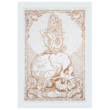 Mauro Nunes - Skull & Hand - Print - 47 x 70 cm