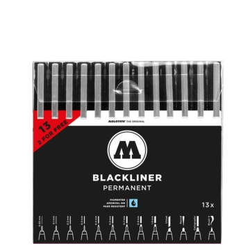 Molotow - Blackliner - 13er Complete Set