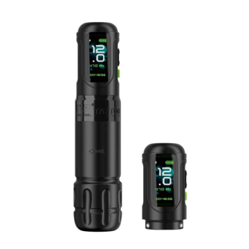 EZ - P6 Turbo Tattoo Pen - Black - 2 x Power Pack