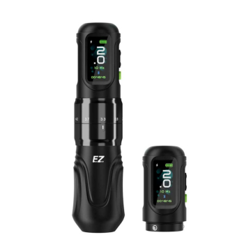EZ - P6 Pro Tattoo Pen - Black - 2 x Power Pack