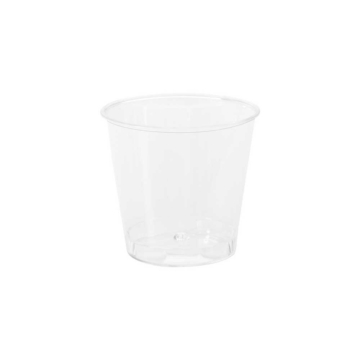 Plastic Mini Rinse Cups - 20 ml - Clear - 100 Pcs