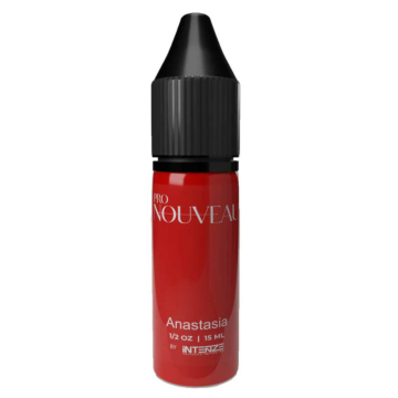 Pro Nouveau - Anastasia 15ml bottle of red PMU ink, high-quality vegan permanent makeup color