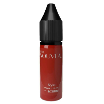 Pro Nouveau - Kyia 15ml bottle of red PMU ink, high-quality vegan permanent makeup color