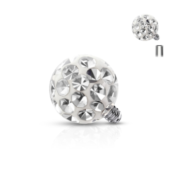 Disco Kugel - Titan - 1.6mm - Klar - 4mm
