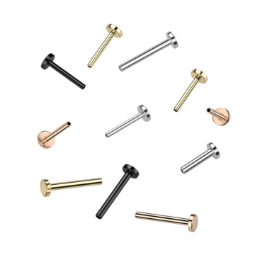 Labret - Push in - Titan - 1.2mm  - 2.5mm Base