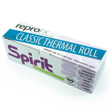 Spirit Thermal Transfer Paper 8.5 x 100 Roll - RRD Tattoo Supplies