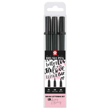 Sakura – Pigma Brush Lettering – 3-Pack Set