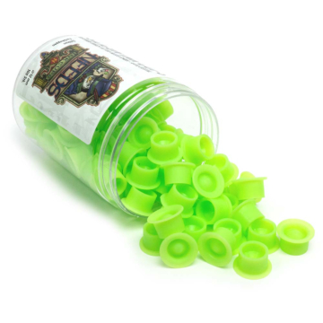 Needs - Silicone - Ink Cups - Green - 12mm - 100 Pcs