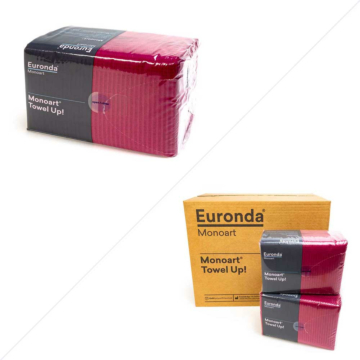 Euronda - TowelUp! Arbeitsplatz Unterlagen - Burgunder Rot
