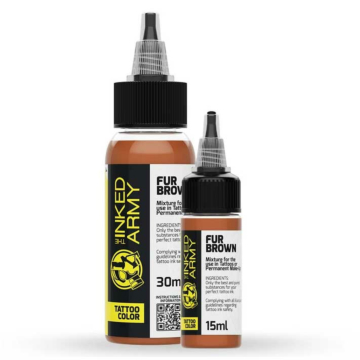 THE INKED ARMY - Tattoo Color - Fur Brown