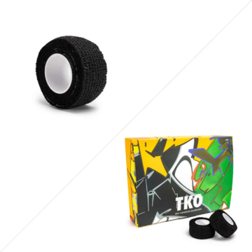 TKO - Grip Bandagen - Schwarz - 2.5cm