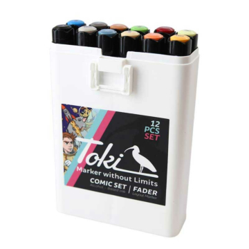 Toki - Fader Marker - 12er Comic Set