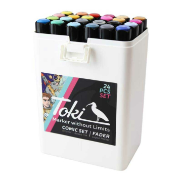 Toki - Fader Marker - 24er Comic Set