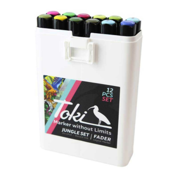 Toki - Fader Marker - 12er Jungle Set