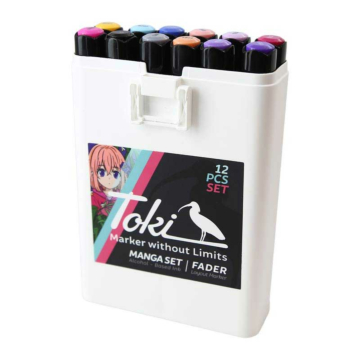 Toki - Fader Marker - 12er Manga Set
