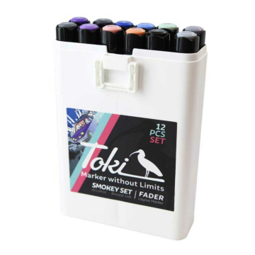 Toki - Fader Marker - 12er Smokey Set