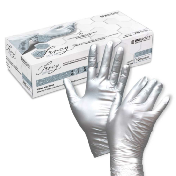 Unigloves - Fancy Nitril Handschuhe - Silver