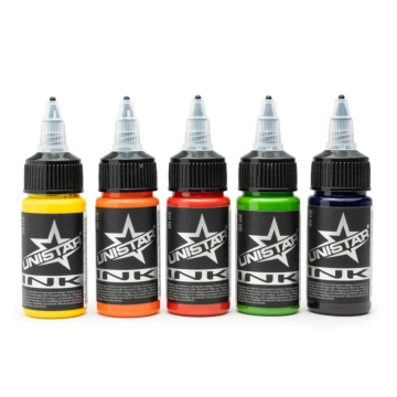 UNISTAR COLORS Ink - Top Basic Set 5 x 30ml