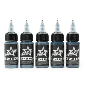 UNISTAR COLORS Ink - Blue Gray Set - 5 x 30ml