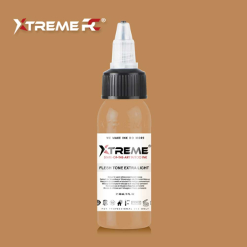 XTreme Ink - Flesh Tone Extra Light 30ml - High-Quality, Vegan Tattoo Ink | Shipped from Switzerland