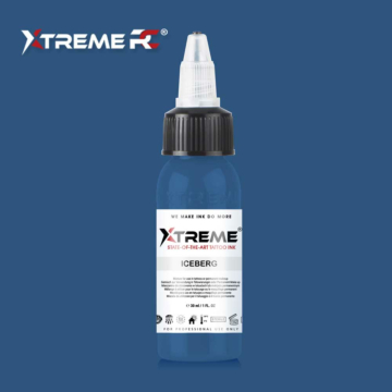 Xtreme Ink Iceberg - 30ml bottle of light blue tattoo ink