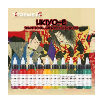 Xtreme Ink - Traditional Japanese Color Set  - 10 x 30ml