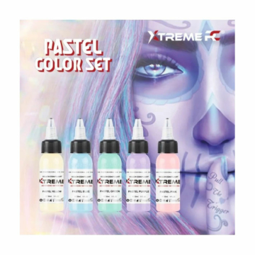 Xtreme Ink - Pastel Color Set - 5 x 30ml