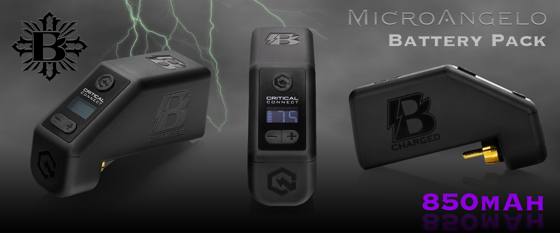 Bishop Tattoo Microangelo - Battery Pack