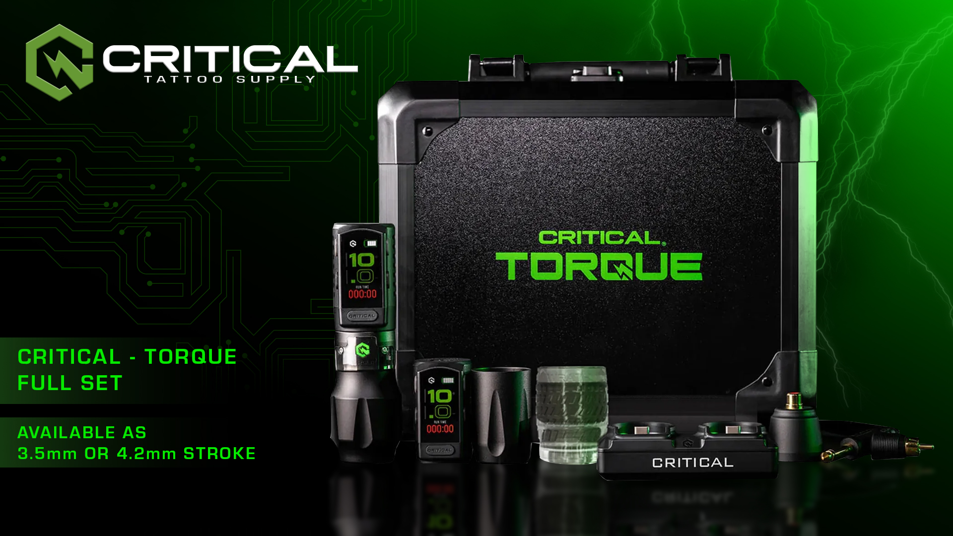 Critical Tattoo Torque Pen Complete set