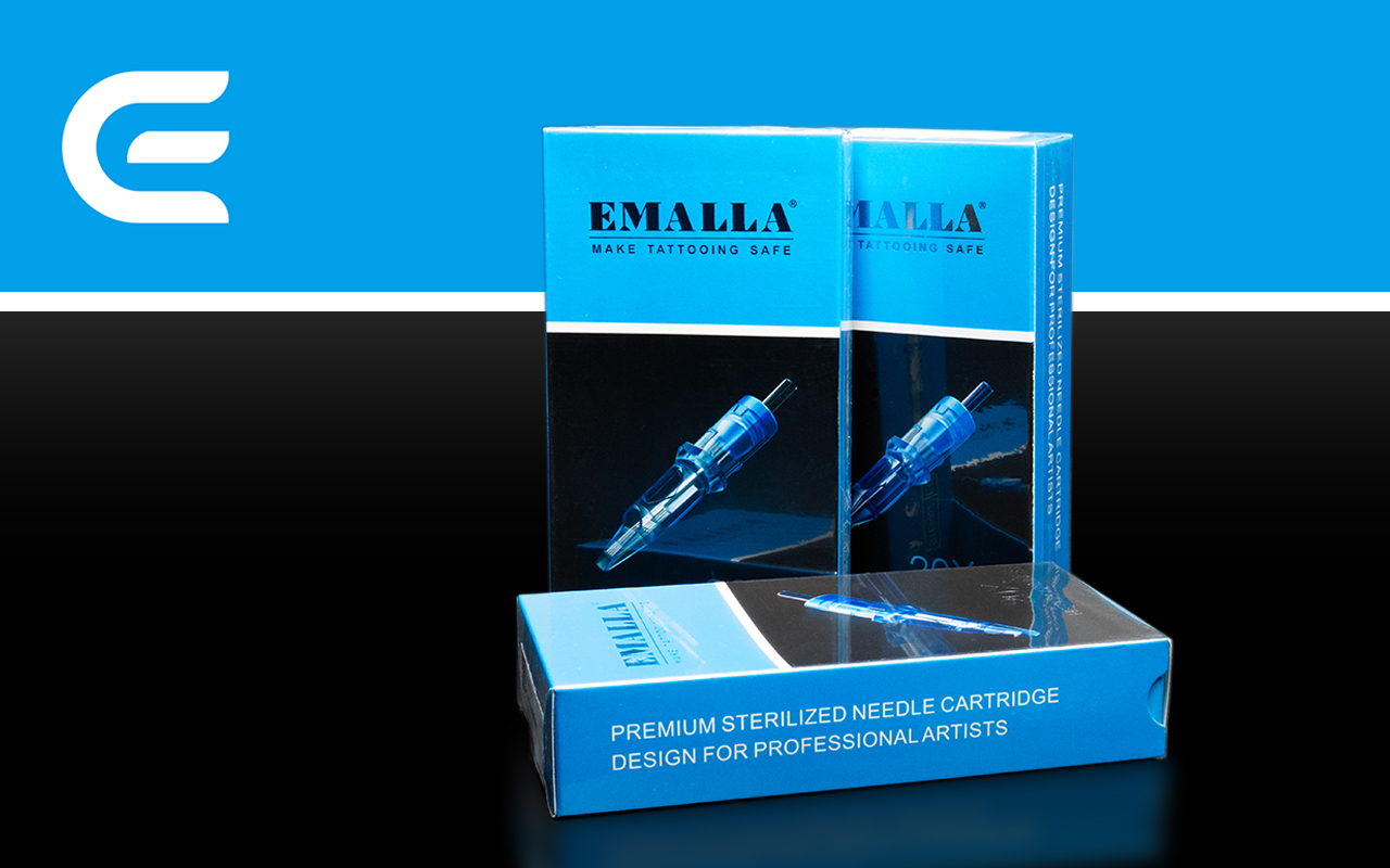 Emalla Tattoo Cartridges, Levelup Liner Neeldes, Tattoo Liner cartridges, tattoo fineliner needles, fineliner cartridges, tattoo fineliner supply, tattoo supply, tattoo needles switzerland, best tattoo needles