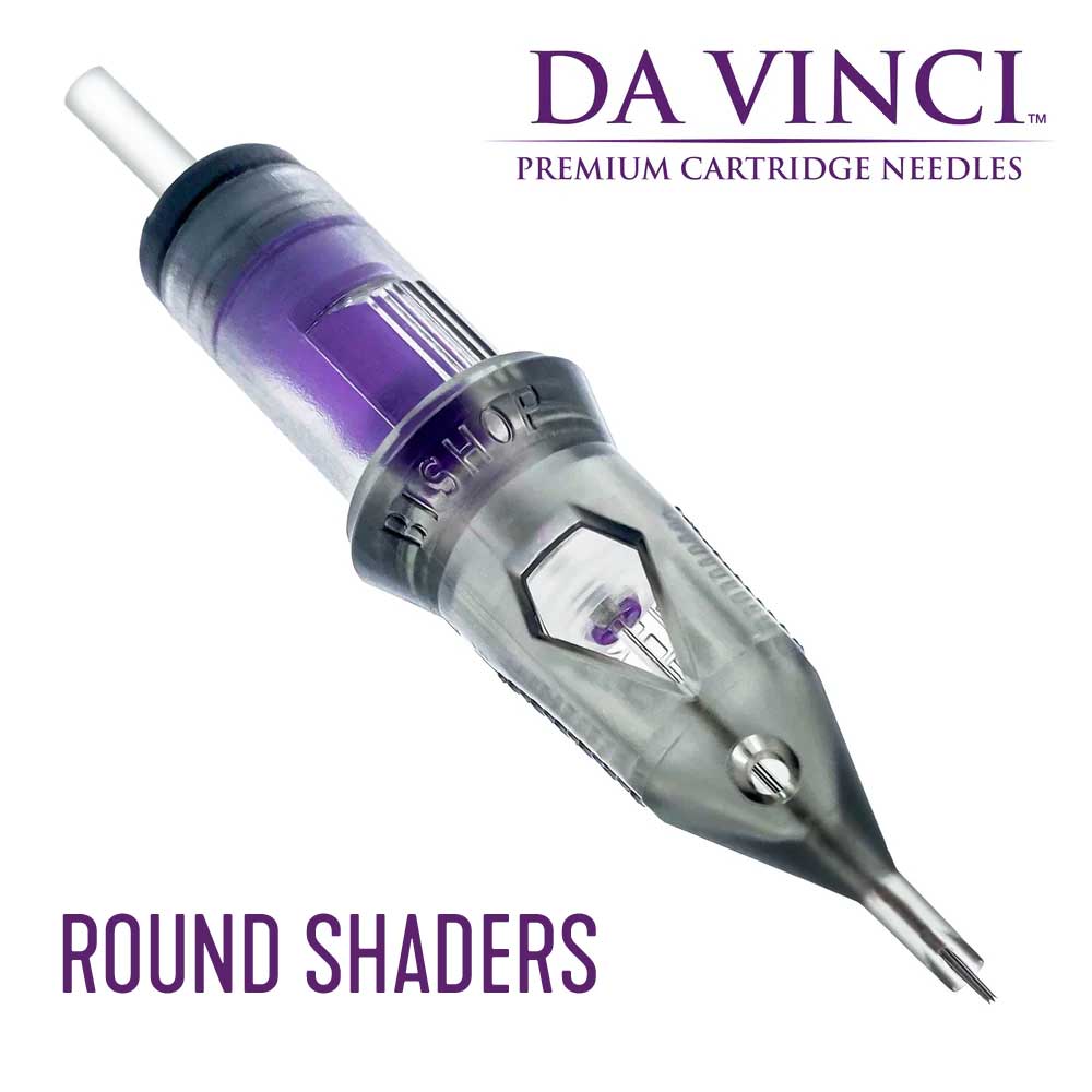 Bishop Davinci V2 - Roundshader, Round Shader Tattoo Needles, Roundshader Cartridges, Tattoo needles for shadings, Tattoo Cartridge Needles